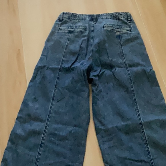 Rag & bone Arianna jeans, raw hem, wide leg, size 28 - Picture 6 of 7